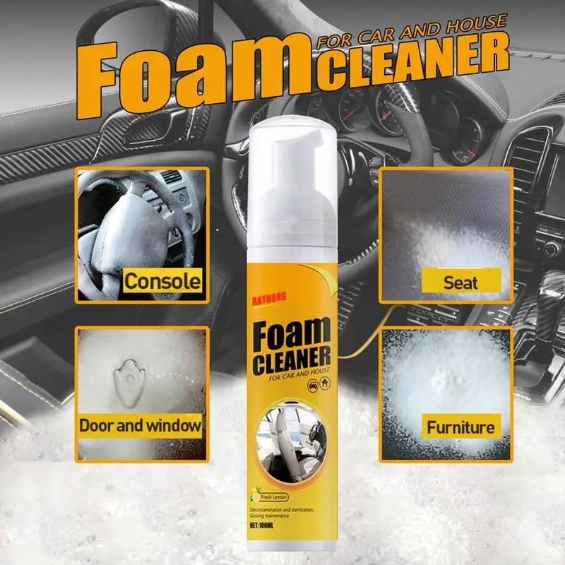 SOGO Multi-Purpose Foam Cleaner – 650ml With Microfiber Cloth & Pad