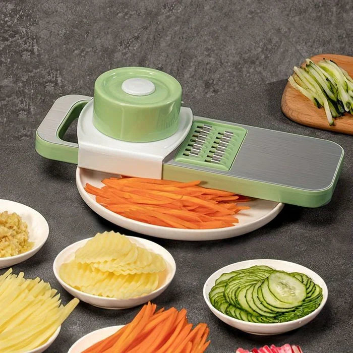 5 in 1 - Vegetable Slicer Stainless Steel