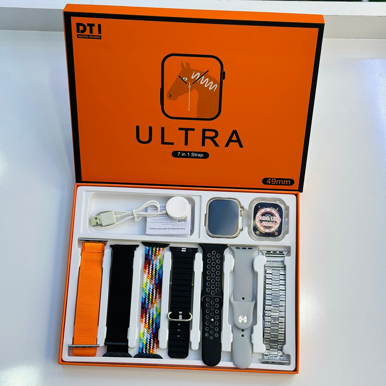 Modern Smart Watch Ultra 7 In 1 Strap Combo