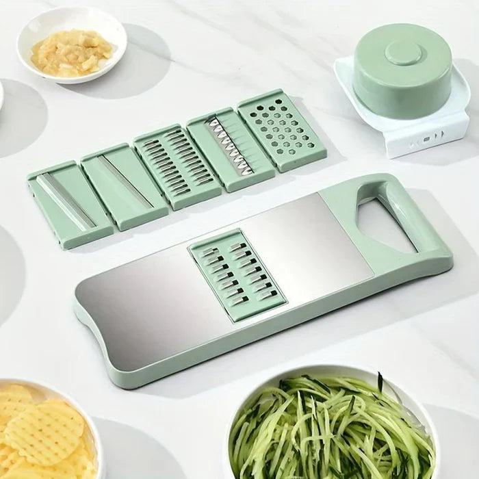 5 in 1 - Vegetable Slicer Stainless Steel